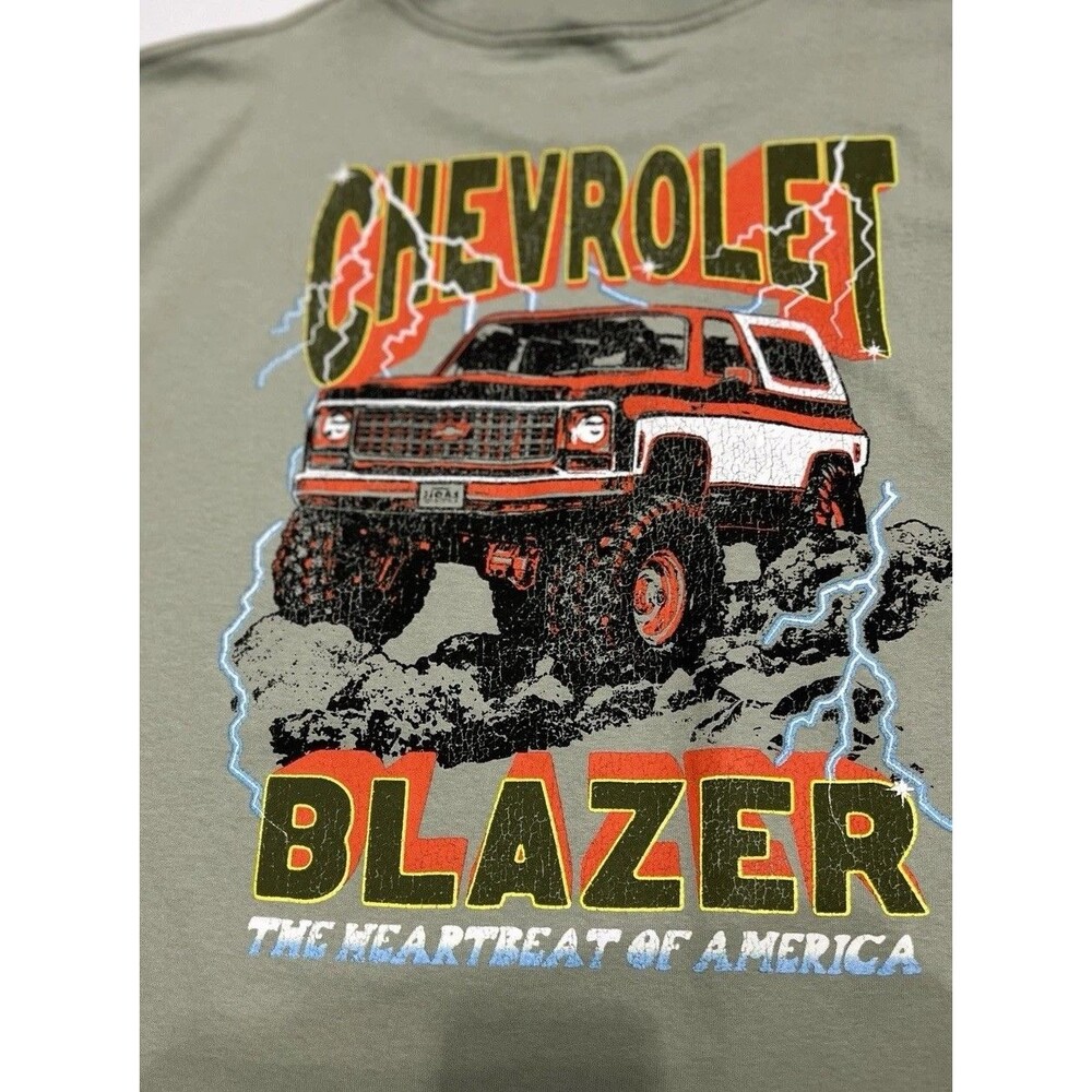 Vintage Chevrolet Blazer “The Heartbeat of America” Graphic T-Shirt –Large - Picture 3 of 8